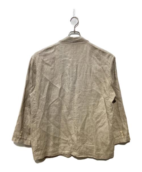PAPAS（パパス）PAPAS (パパス) リネンカバーオール ベージュ サイズ:Mの古着・服飾アイテム