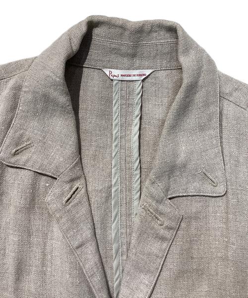 PAPAS（パパス）PAPAS (パパス) リネンカバーオール ベージュ サイズ:Mの古着・服飾アイテム