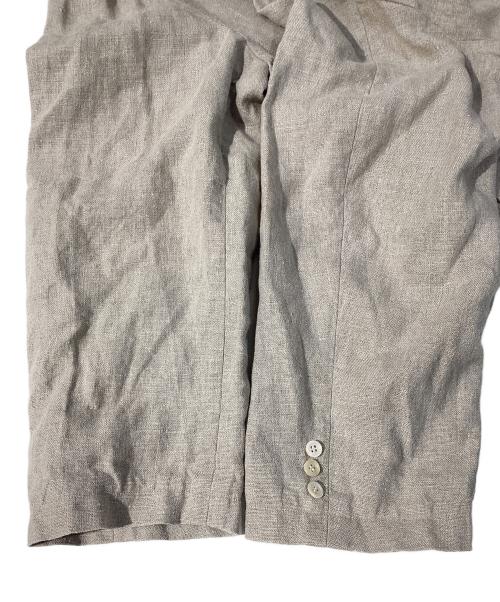 PAPAS（パパス）PAPAS (パパス) リネンカバーオール ベージュ サイズ:Mの古着・服飾アイテム