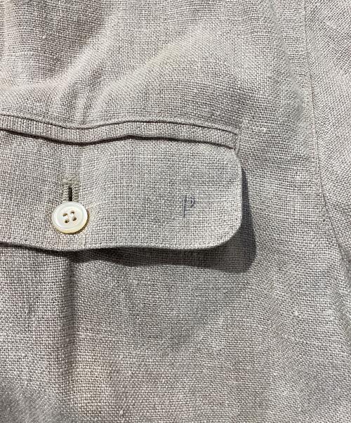 PAPAS（パパス）PAPAS (パパス) リネンカバーオール ベージュ サイズ:Mの古着・服飾アイテム