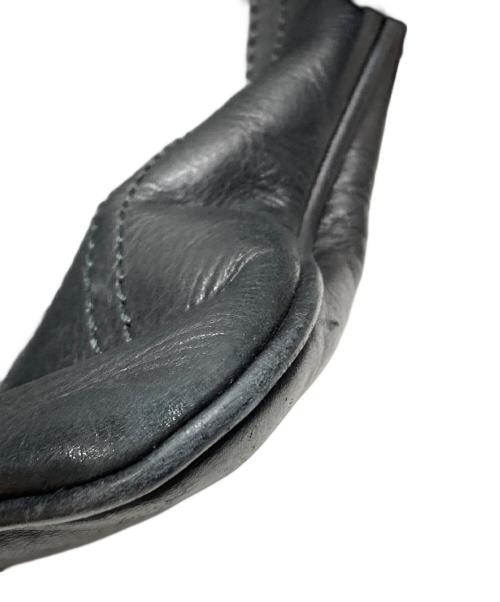 BALLY（バリー）BALLY (バリー) レザーショルダーバッグ ブラックの古着・服飾アイテム