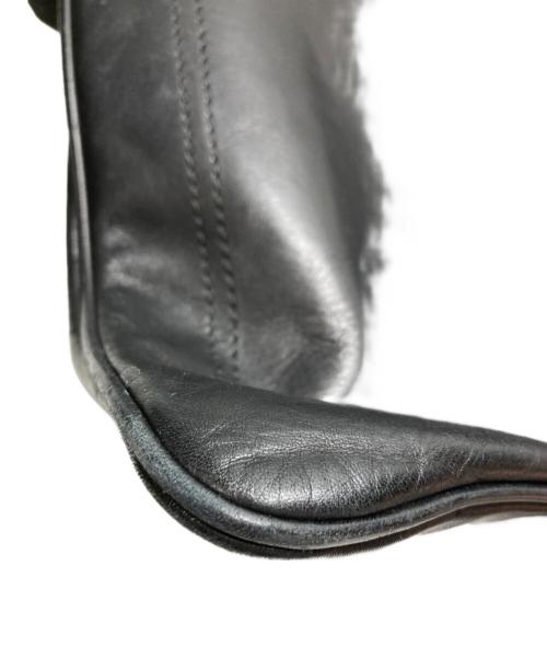 BALLY（バリー）BALLY (バリー) レザーショルダーバッグ ブラックの古着・服飾アイテム