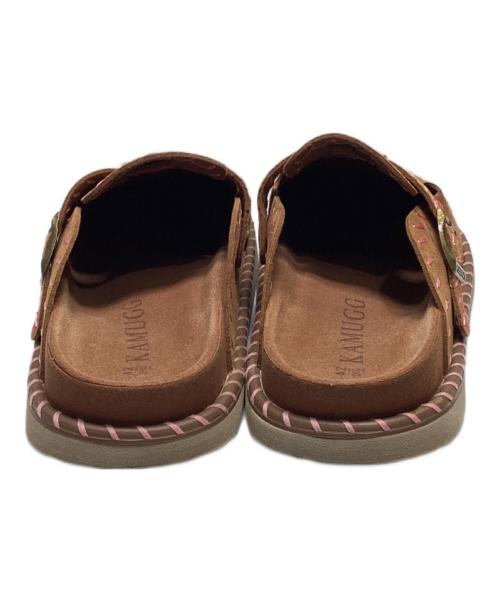 KAMUGG（カムグ）KAMUGG (カムグ) ステッチクロッグ ブラウン サイズ:26cmの古着・服飾アイテム