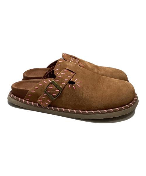 KAMUGG（カムグ）KAMUGG (カムグ) ステッチクロッグ ブラウン サイズ:26cmの古着・服飾アイテム