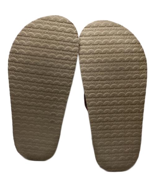 KAMUGG（カムグ）KAMUGG (カムグ) ステッチクロッグ ブラウン サイズ:26cmの古着・服飾アイテム