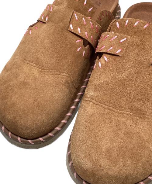 KAMUGG（カムグ）KAMUGG (カムグ) ステッチクロッグ ブラウン サイズ:26cmの古着・服飾アイテム