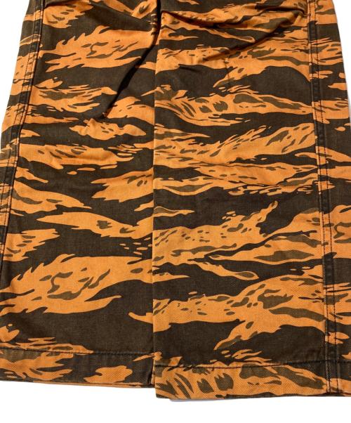 AVIREX（アヴィレックス）AVIREX (アヴィレックス) タイガーストライプ柄カーゴパンツ オレンジ サイズ:Lの古着・服飾アイテム