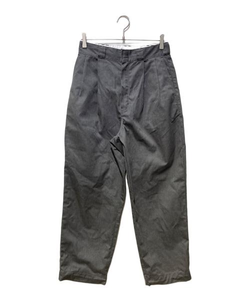 Dickies（ディッキーズ）Dickies (ディッキーズ) N.HOOLYWOOD (エヌ ハリウッド) 2TUCKS TROUSERS グレー サイズ:36の古着・服飾アイテム