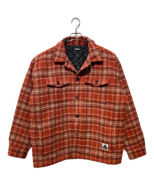 X-LARGE（エクストララージ）X-LARGE (エクストララージ) WEED CHECK JACKET ブラウン サイズ:Lの古着・服飾アイテム