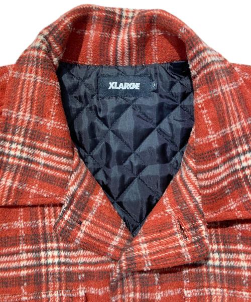 X-LARGE（エクストララージ）X-LARGE (エクストララージ) WEED CHECK JACKET ブラウン サイズ:Lの古着・服飾アイテム