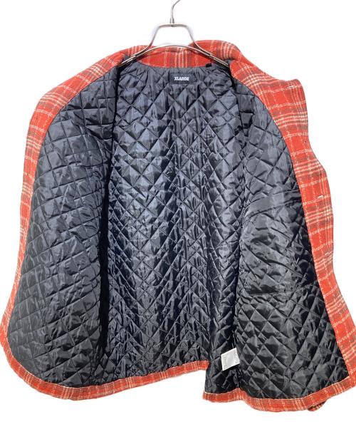 X-LARGE（エクストララージ）X-LARGE (エクストララージ) WEED CHECK JACKET ブラウン サイズ:Lの古着・服飾アイテム