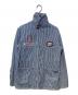 Hysteric Glamour（ヒステリックグラマー）の古着「ヒッコリーストライプ柄ジャケット」｜ブルー