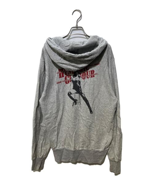 Hysteric Glamour（ヒステリックグラマー）Hysteric Glamour (ヒステリックグラマー) BULLET TYPE WOMANジップパーカー グレー サイズ:Mの古着・服飾アイテム