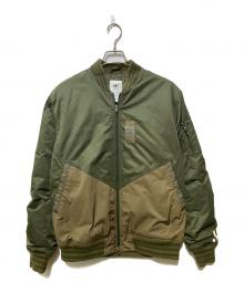 adidas×WHITE MOUNTAINEERING（アディダス×ホワイトマウンテ二アニング）の古着「ブルゾンジャケット」｜オリーブ