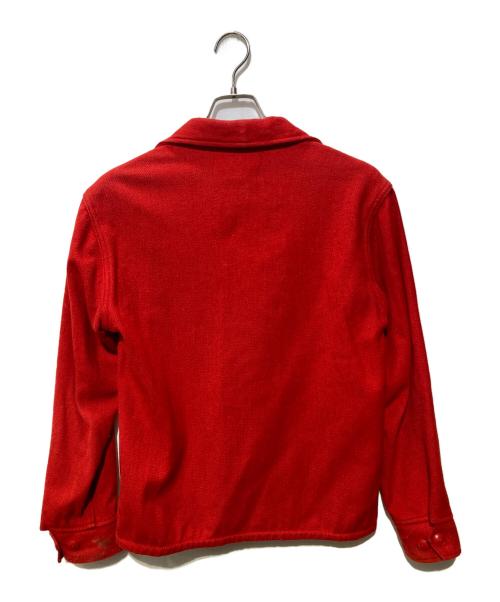 chippewa woolens（チペワ・ウーレンズ）chippewa woolens (チペワ・ウーレンズ) ワッペンシャツ レッド サイズ:表記無しの古着・服飾アイテム