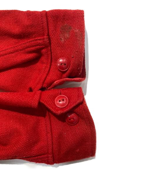 chippewa woolens（チペワ・ウーレンズ）chippewa woolens (チペワ・ウーレンズ) ワッペンシャツ レッド サイズ:表記無しの古着・服飾アイテム