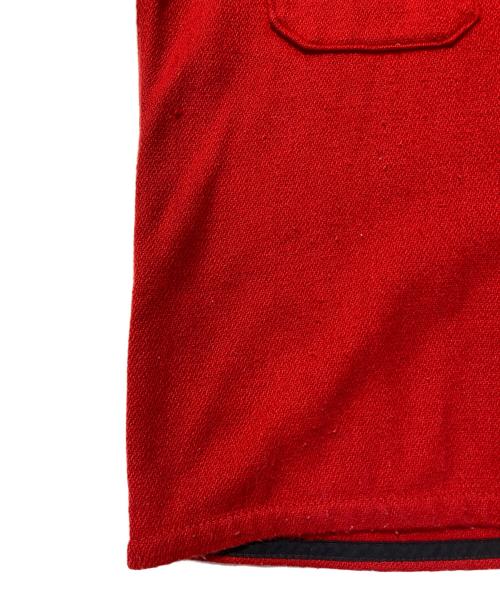 chippewa woolens（チペワ・ウーレンズ）chippewa woolens (チペワ・ウーレンズ) ワッペンシャツ レッド サイズ:表記無しの古着・服飾アイテム