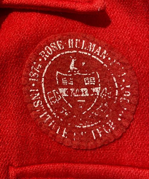 chippewa woolens（チペワ・ウーレンズ）chippewa woolens (チペワ・ウーレンズ) ワッペンシャツ レッド サイズ:表記無しの古着・服飾アイテム