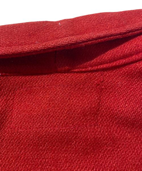 chippewa woolens（チペワ・ウーレンズ）chippewa woolens (チペワ・ウーレンズ) ワッペンシャツ レッド サイズ:表記無しの古着・服飾アイテム