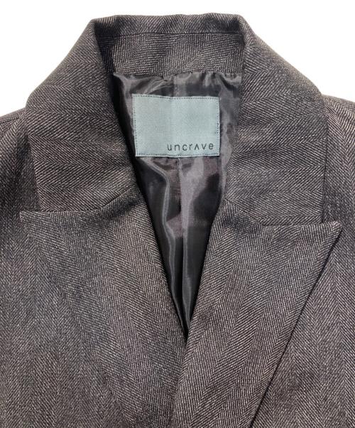 uncrave（アンクレイヴ）uncrave (アンクレイヴ) ウォッシャブル ツイード ジャコット ブラウン サイズ:SIZE 2の古着・服飾アイテム