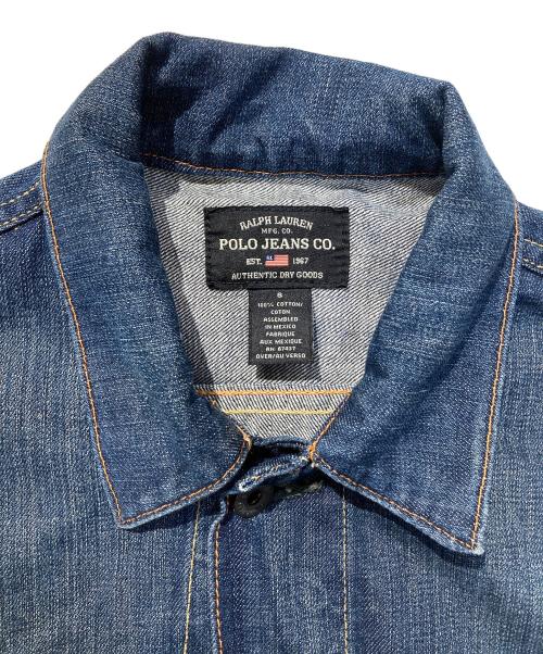 POLO JEANS（ポロジーンズ）POLO JEANS (ポロジーンズ) デニムジャケット ブラック サイズ:Sの古着・服飾アイテム
