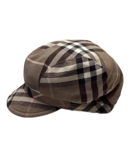BURBERRY BLUE LABEL（バーバリー ブルー レーベル）BURBERRY BLUE LABEL (バーバリー ブルー レーベル) ノバチェックキャスケット ブラウンの古着・服飾アイテム
