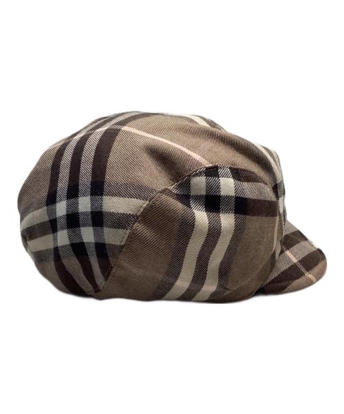 BURBERRY BLUE LABEL（バーバリー ブルー レーベル）BURBERRY BLUE LABEL (バーバリー ブルー レーベル) ノバチェックキャスケット ブラウンの古着・服飾アイテム