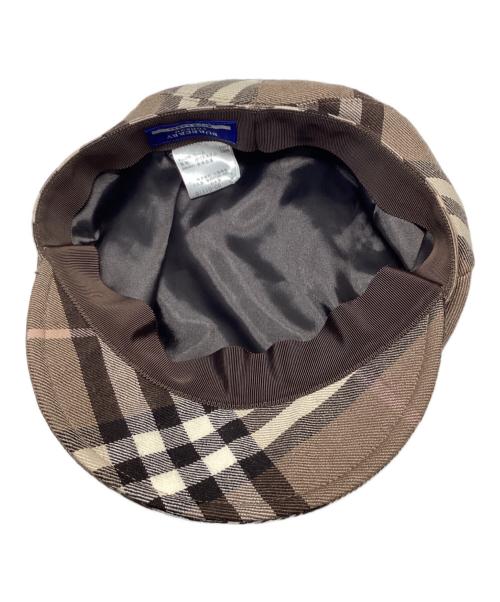 BURBERRY BLUE LABEL（バーバリー ブルー レーベル）BURBERRY BLUE LABEL (バーバリー ブルー レーベル) ノバチェックキャスケット ブラウンの古着・服飾アイテム