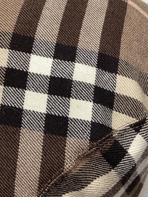 BURBERRY BLUE LABEL（バーバリー ブルー レーベル）BURBERRY BLUE LABEL (バーバリー ブルー レーベル) ノバチェックキャスケット ブラウンの古着・服飾アイテム