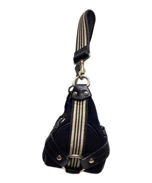 BURBERRY BLUE LABEL（バーバリー ブルー レーベル）BURBERRY BLUE LABEL (バーバリー ブルー レーベル) ワンショルダーバッグ ブラックの古着・服飾アイテム