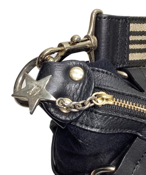BURBERRY BLUE LABEL（バーバリー ブルー レーベル）BURBERRY BLUE LABEL (バーバリー ブルー レーベル) ワンショルダーバッグ ブラックの古着・服飾アイテム