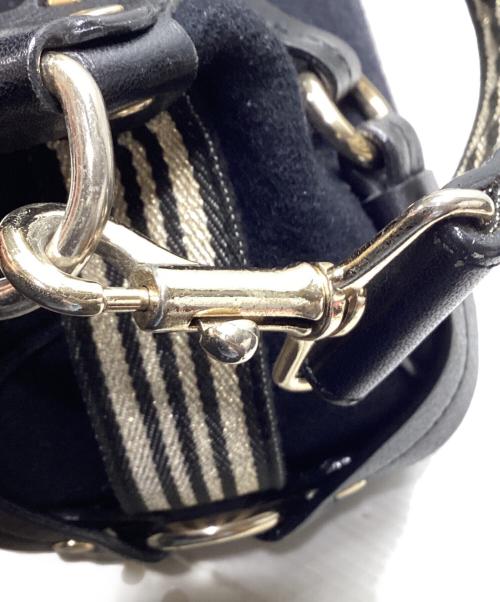 BURBERRY BLUE LABEL（バーバリー ブルー レーベル）BURBERRY BLUE LABEL (バーバリー ブルー レーベル) ワンショルダーバッグ ブラックの古着・服飾アイテム