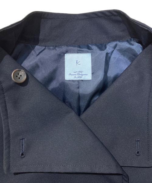 KUMIKYOKU（クミキョク）KUMIKYOKU (クミキョク) 2WAYライトトレンチ ショートコート ネイビー サイズ:2の古着・服飾アイテム