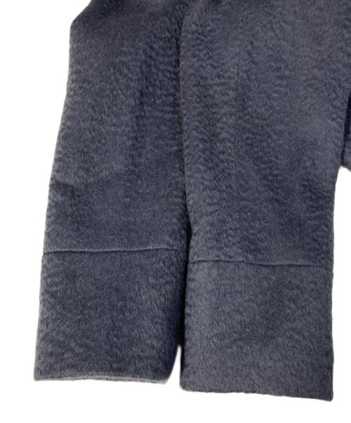 KUMIKYOKU（クミキョク）KUMIKYOKU (クミキョク) スタンドカラーシャギーコート グレー サイズ:2の古着・服飾アイテム