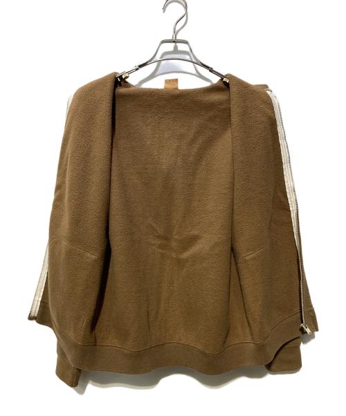 Deluxeware（デラックスウェア）Deluxeware (デラックスウェア) HEAVY FULL ZIP PARKA ブラウン サイズ:Mの古着・服飾アイテム