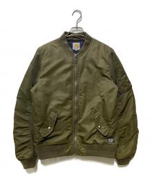 Carhartt WIP（カーハート ワーク イン プログレス）の古着「ASHTON BOMBER JACKET」｜カーキ