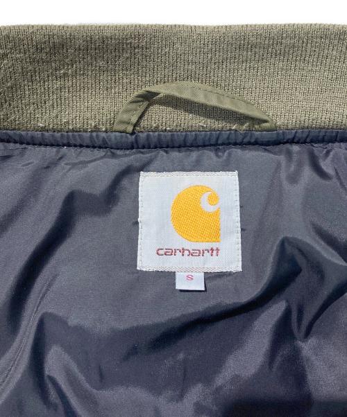 Carhartt WIP（カーハート ワーク イン プログレス）Carhartt WIP (カーハート ワーク イン プログレス) ASHTON BOMBER JACKET カーキ サイズ:Sの古着・服飾アイテム