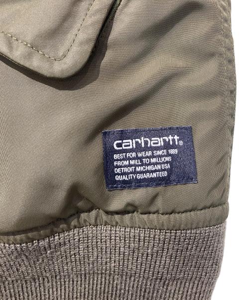 Carhartt WIP（カーハート ワーク イン プログレス）Carhartt WIP (カーハート ワーク イン プログレス) ASHTON BOMBER JACKET カーキ サイズ:Sの古着・服飾アイテム