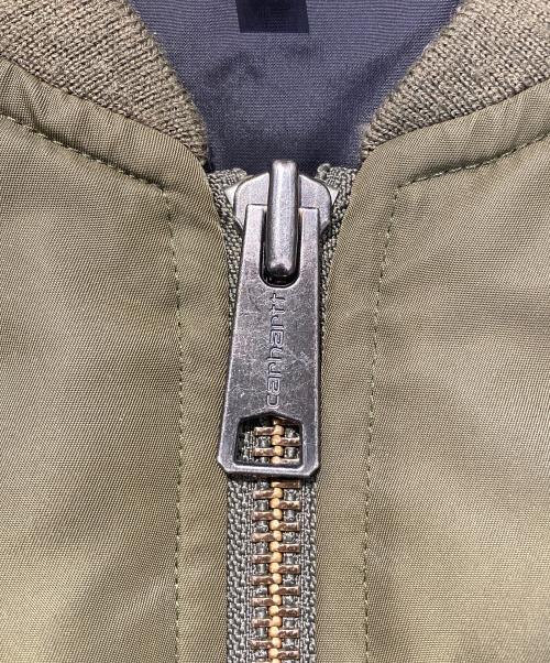 Carhartt WIP（カーハート ワーク イン プログレス）Carhartt WIP (カーハート ワーク イン プログレス) ASHTON BOMBER JACKET カーキ サイズ:Sの古着・服飾アイテム