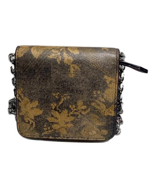 Maison Margiela（メゾンマルジェラ）Maison Margiela (メゾンマルジェラ) タペストリー花柄チェーンウォレットチェーンウォレット ベージュの古着・服飾アイテム