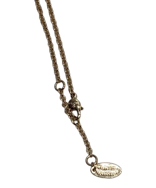 Vivienne Westwood（ヴィヴィアンウエストウッド）Vivienne Westwood (ヴィヴィアンウエストウッド) オーブネックレス ゴールドの古着・服飾アイテム