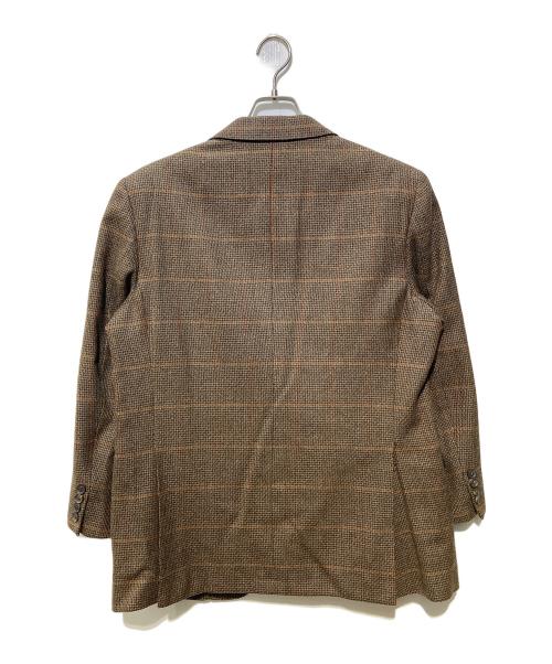 Burberry's（バーバリーズ）Burberry's (バーバリーズ) 2Bチェックテーラードジャケット ブラウン サイズ:100-94-170 BB5の古着・服飾アイテム