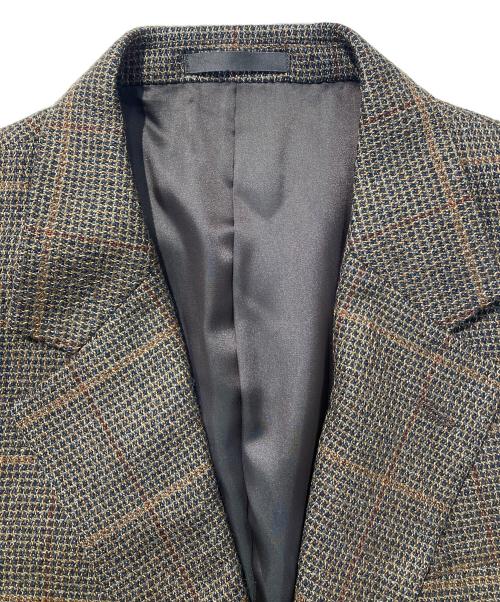 Burberry's（バーバリーズ）Burberry's (バーバリーズ) 2Bチェックテーラードジャケット ブラウン サイズ:100-94-170 BB5の古着・服飾アイテム