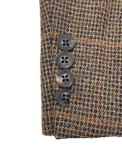 Burberry's（バーバリーズ）Burberry's (バーバリーズ) 2Bチェックテーラードジャケット ブラウン サイズ:100-94-170 BB5の古着・服飾アイテム