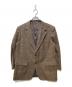 Burberry's（バーバリーズ）の古着「2Bチェックテーラードジャケット」｜ブラウン