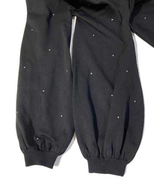 CELFORD（セルフォード）CELFORD (セルフォード) フィットビジューニットプルオーバー ブラック サイズ:SIZE36の古着・服飾アイテム