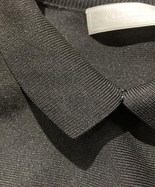 CELFORD（セルフォード）CELFORD (セルフォード) フィットビジューニットプルオーバー ブラック サイズ:SIZE36の古着・服飾アイテム