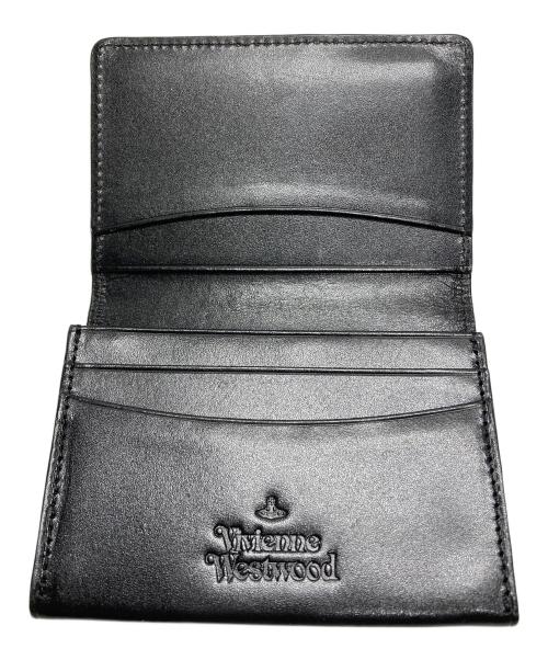 Vivienne Westwood（ヴィヴィアンウエストウッド）Vivienne Westwood (ヴィヴィアンウエストウッド) スマートフラップ名刺入れ ブラックの古着・服飾アイテム