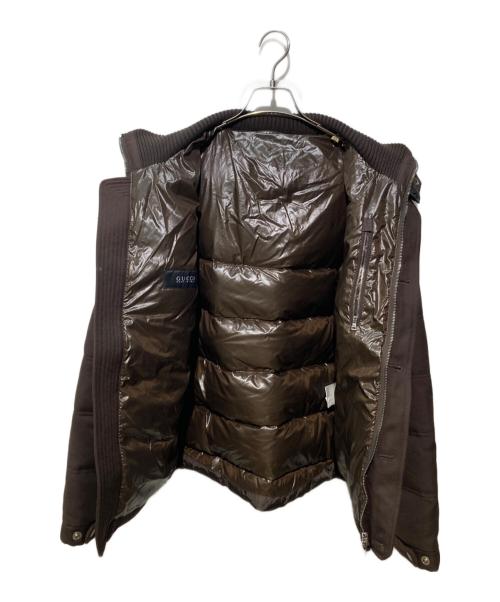 GUCCI（グッチ）GUCCI (グッチ) ウールダウンジャケット ブラウン サイズ:44の古着・服飾アイテム