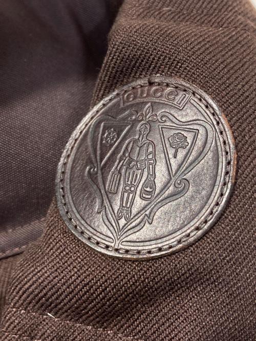 GUCCI（グッチ）GUCCI (グッチ) ウールダウンジャケット ブラウン サイズ:44の古着・服飾アイテム
